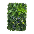 Mur Végétal Artificiel Jungle - Panneau de Feuillages Tropicaux Denses, Jardin Vertical Décoratif Intérieur & Extérieur