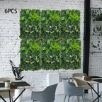 Mur Végétal Artificiel Jungle - Panneau de Feuillages Tropicaux Denses, Jardin Vertical Décoratif Intérieur & Extérieur