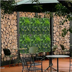 Mur Végétal Artificiel Jungle - Panneau de Feuillages Tropicaux Denses, Jardin Vertical Décoratif Intérieur & Extérieur