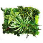 Mur Végétal Artificiel - Panneau de Plantes & Fleurs Suspendues, Jardin Vertical Décoratif d'Intérieur