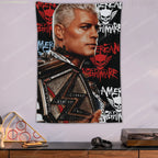 Tapisserie Murale Catch WWE - Décoration Sport