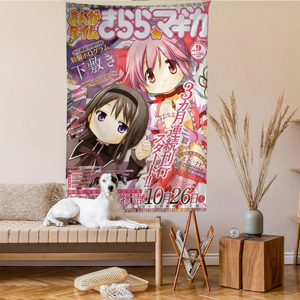 Tapisserie Murale Puella Magi Madoka Magica - Poster Manga Magical Girl