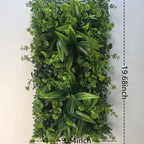 Panneau de Mur Végétal Artificiel - Feuillage Dense Premium, Jardin Vertical Décoratif Intérieur & Extérieur