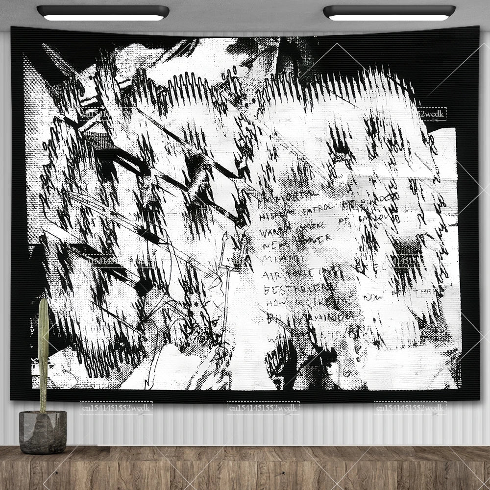 Toile Street Art Graffiti - Portrait Urbain Déstructuré Style Basquiat