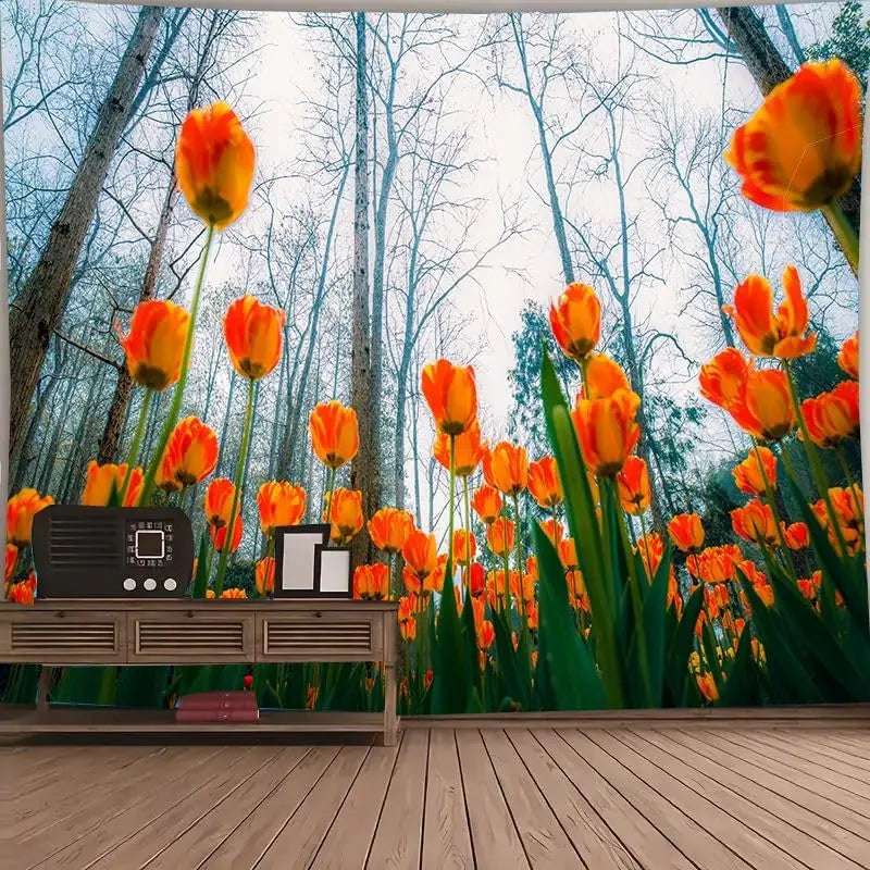 Tapisserie Murale Cascade Tropicale - Chute d'Eau & Décor Naturel Relaxant