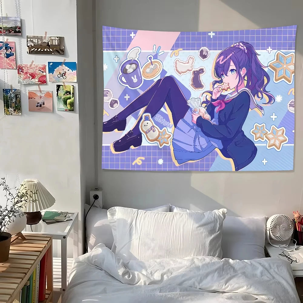 Tapisserie Murale Hatsune Miku - Décoration Anime Vocaloid