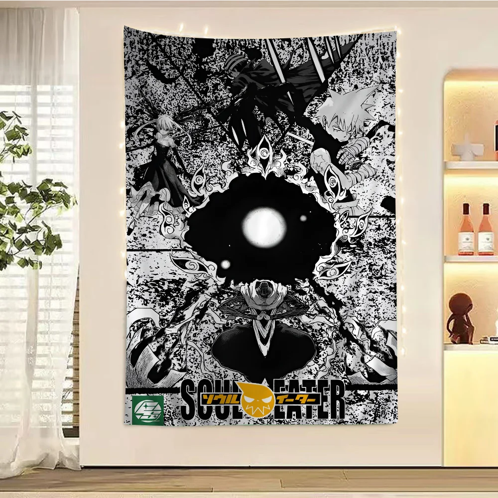 Tapisserie Murale Manga - Poster Décoratif Style Magazine Japonais, Art Anime