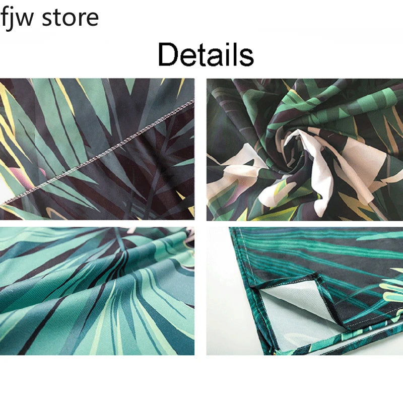 Tapisserie Murale Noël - Père Noël en Traineau & Rennes au-dessus de la Ville Enneigée