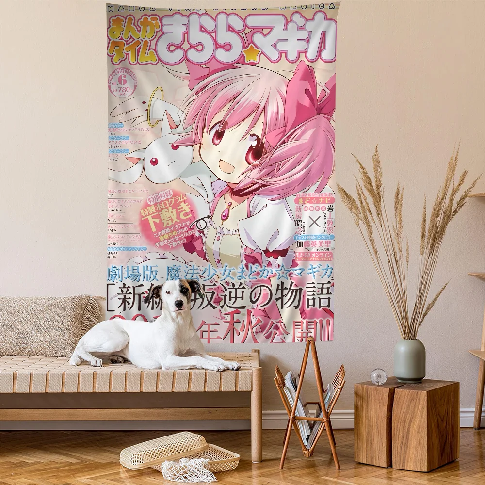 Tapisserie Murale Puella Magi Madoka Magica - Poster Manga Magical Girl