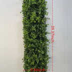 Panneau de Mur Végétal Artificiel - Feuillage Dense Premium, Jardin Vertical Décoratif Intérieur & Extérieur