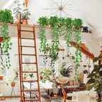 Lianes Artificielles Retombantes - Plantes Suspendues Décoratives, Ambiance Nature & Décoration Murale Intérieure
