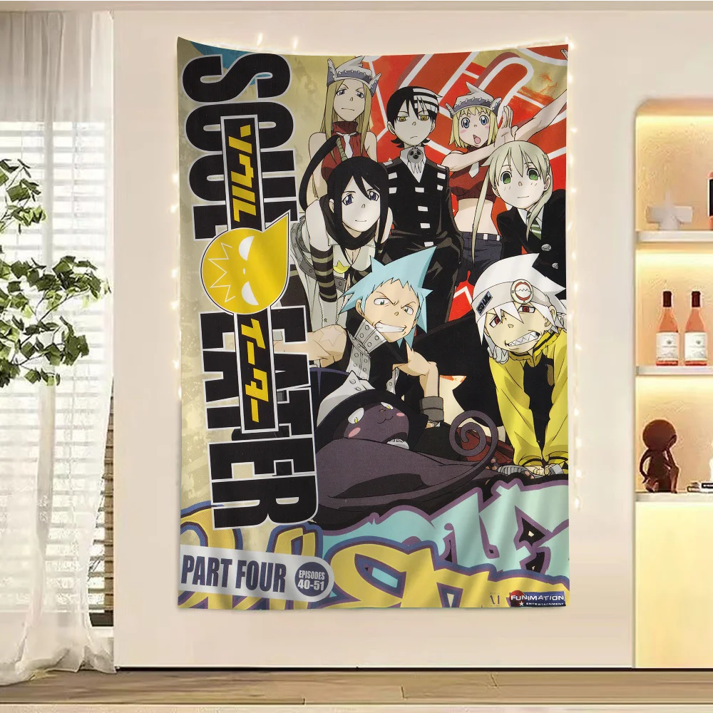 Tapisserie Murale Manga - Poster Décoratif Style Magazine Japonais, Art Anime