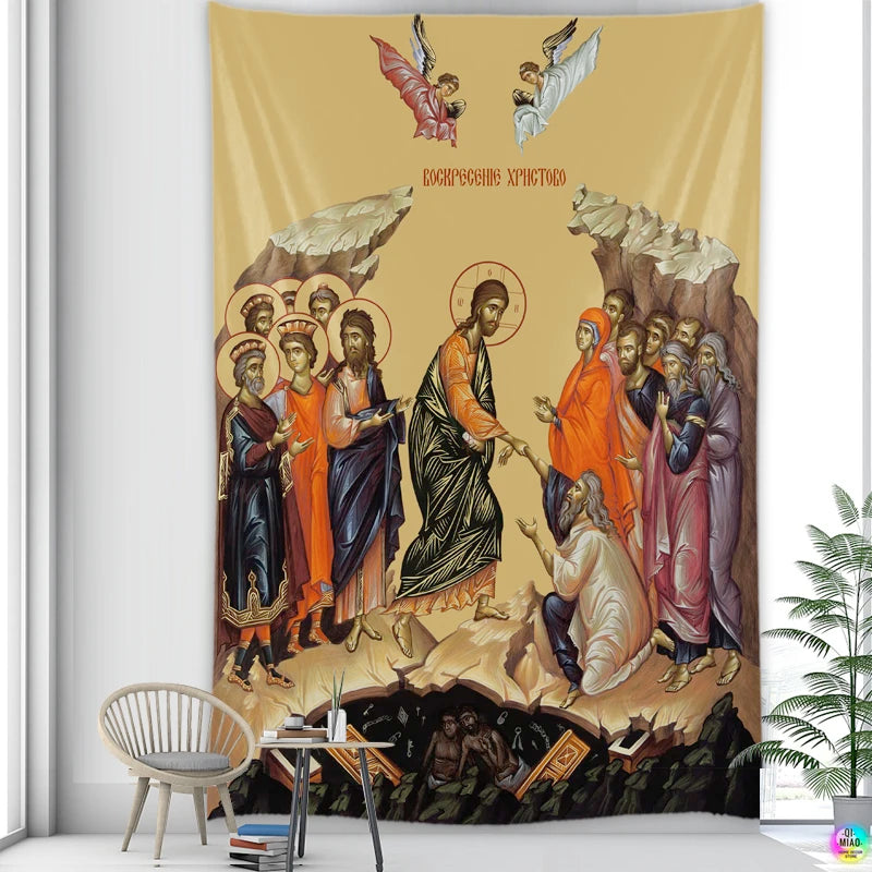 Tapisserie Murale Art Sacrée & Iconographie Classique