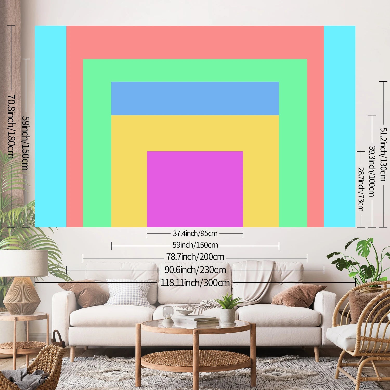 Tapisserie Murale Noël Chalet - Sapin Illuminé, Cheminée & Décor Cosy