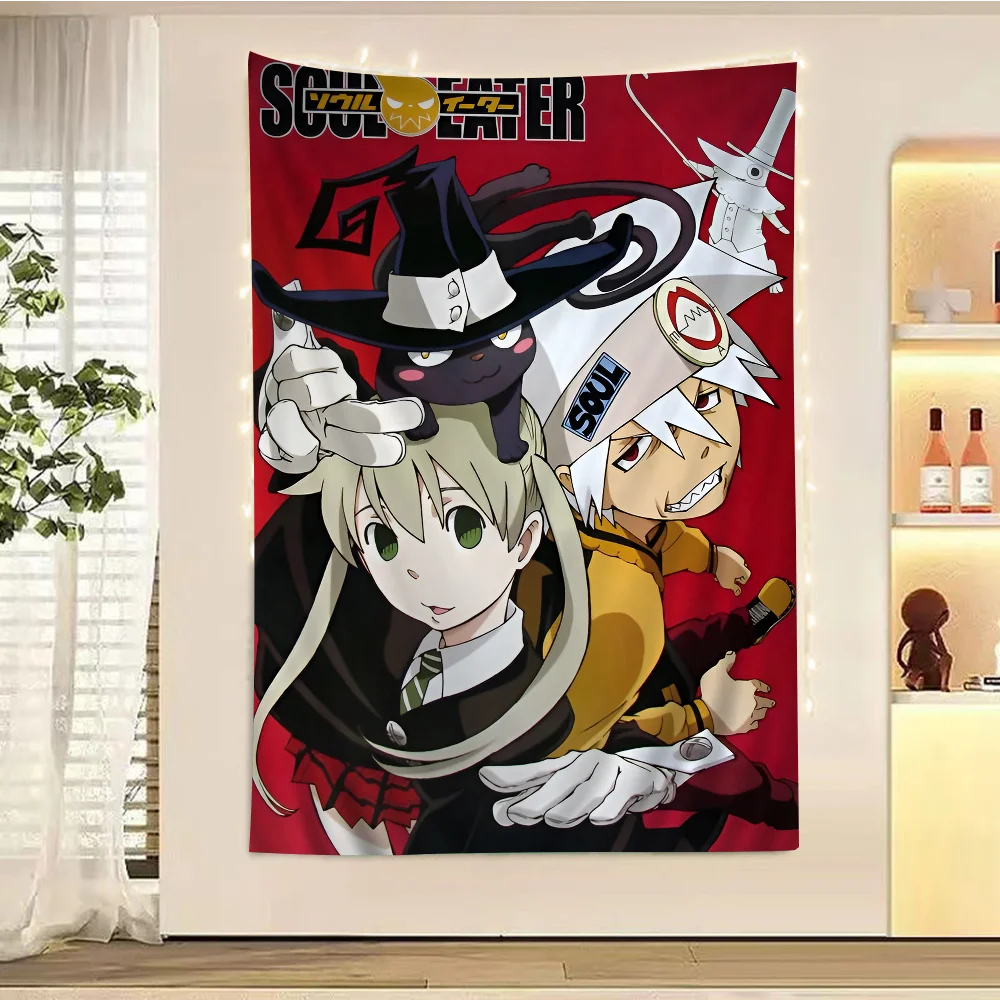 Tapisserie Murale Manga - Poster Décoratif Style Magazine Japonais, Art Anime