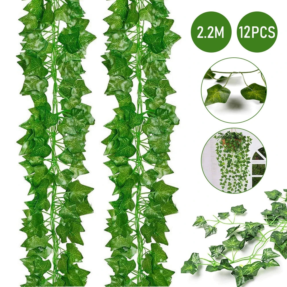 Lianes Artificielles Retombantes - Plantes Suspendues Décoratives, Ambiance Nature & Décoration Murale Intérieure