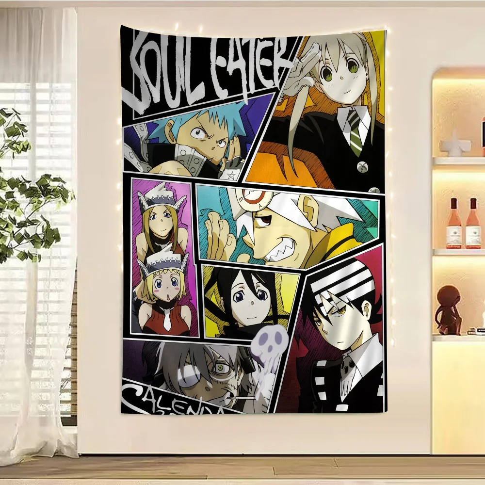 Tapisserie Murale Manga - Poster Décoratif Style Magazine Japonais, Art Anime