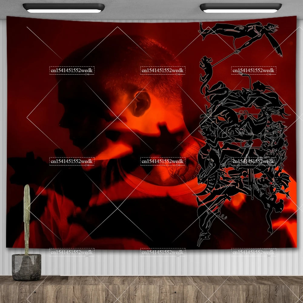 Toile Street Art Graffiti - Portrait Urbain Déstructuré Style Basquiat