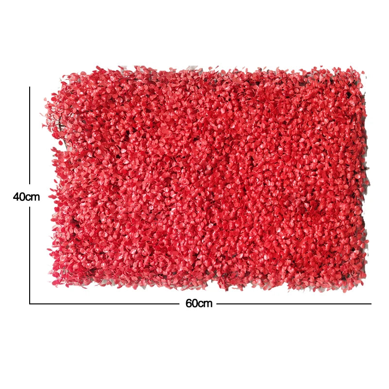 Mur Végétal Artificiel Premium - Panneau de Feuillages Tropicaux & Fleurs Blanches, Jardin Vertical Décoratif Intérieur/Extérieur