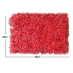 Mur Végétal Artificiel Premium - Panneau de Feuillages Tropicaux & Fleurs Blanches, Jardin Vertical Décoratif Intérieur/Extérieur