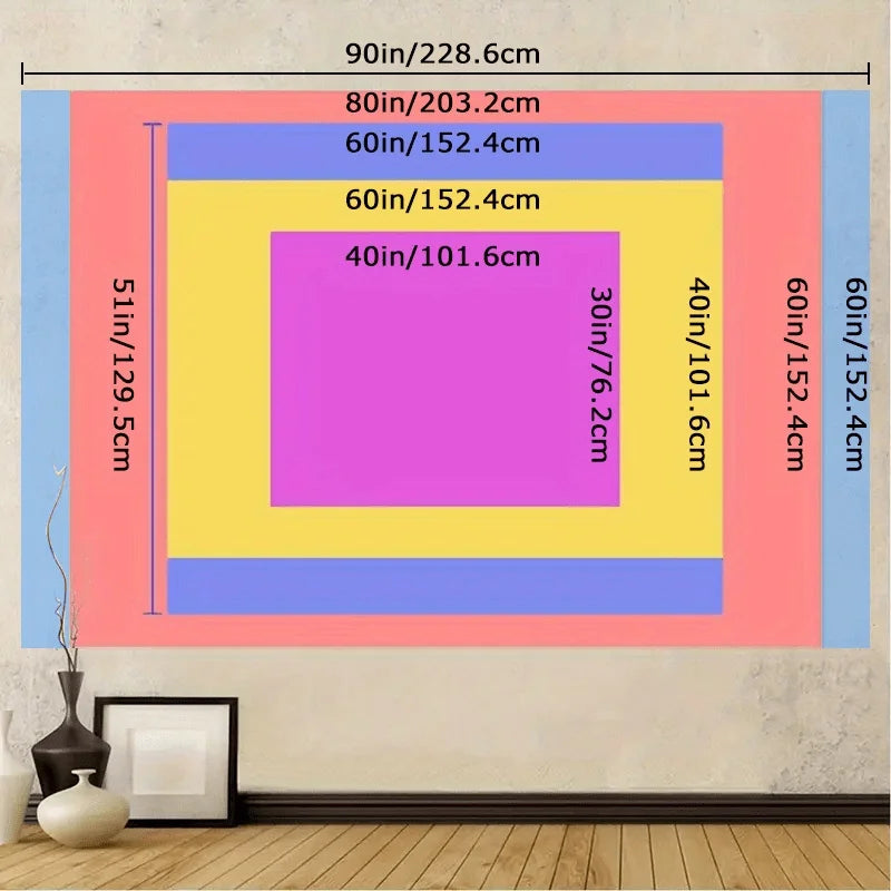 Tapisserie Murale Plage au Coucher du Soleil - Chemin de Sable & Océan