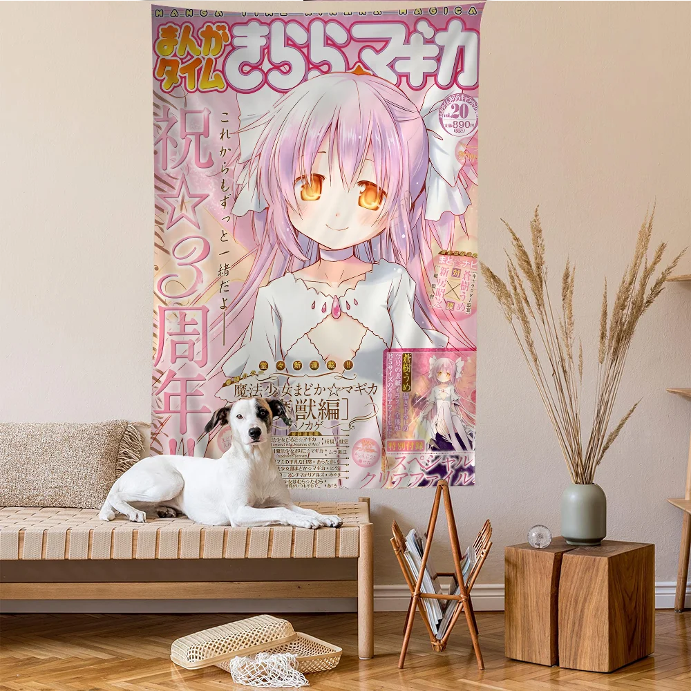 Tapisserie Murale Puella Magi Madoka Magica - Poster Manga Magical Girl