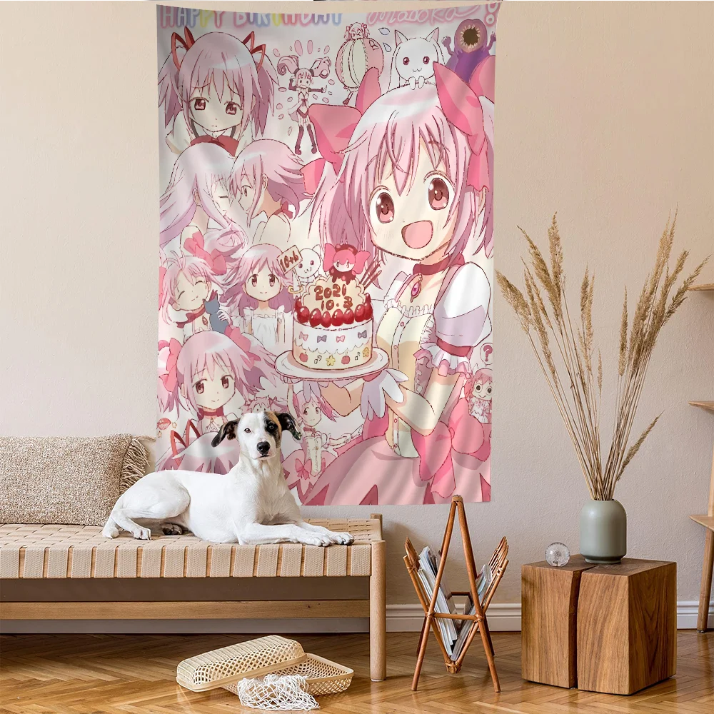 Tapisserie Murale Puella Magi Madoka Magica - Poster Manga Magical Girl